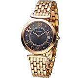 Standel Elegant 詩丹麗典雅系列真鑽女錶-珍珠貝x玫瑰金/32mm 5S1501-111RG-DM