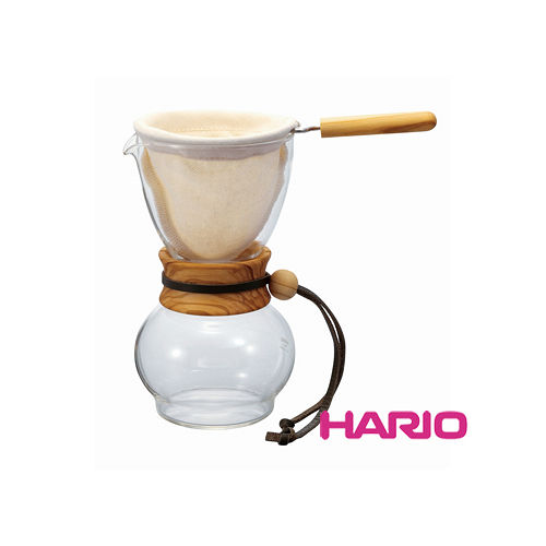 HARIO 濾布橄欖木手沖咖啡壺 3~4杯 DPW-3-OV