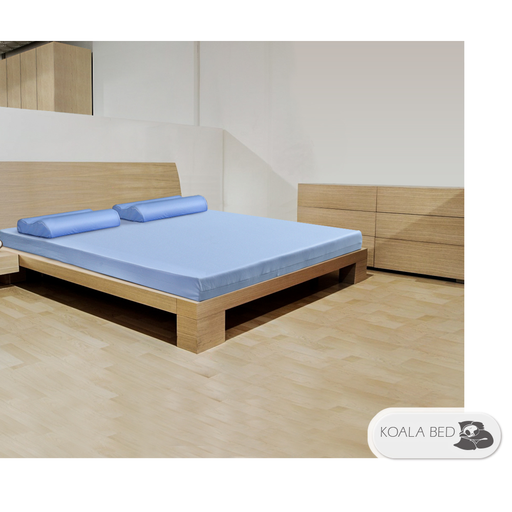 § Koala Bed § 日本大和防蟎抗菌竹炭記憶床墊︱釋壓支撐／波浪面／11cm厚／標準雙人／寬5尺