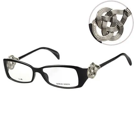 ARMANI-時尚光學眼鏡(黑色)