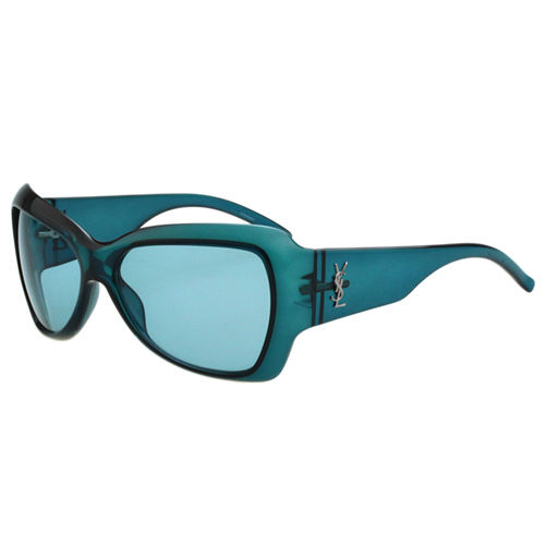 YSL-時尚太陽眼鏡(果凍綠)