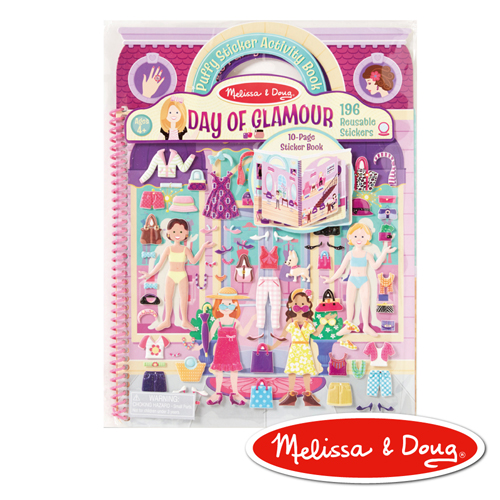 美國瑪莉莎 Melissa & Doug 泡泡貼貼紙簿-時尚穿搭
