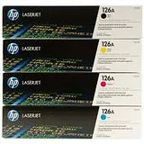 HP CE310A(黑)/CE311A(藍)/CE312A(黃)/CE313A(洋紅) 原廠碳粉匣