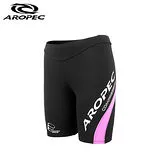 AROPEC Compression Shorts Ⅱ 女款運動機能短褲 黑/紫