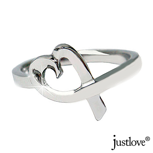 justlove璀璨配飾
純銀愛心戒指(贈禮盒)