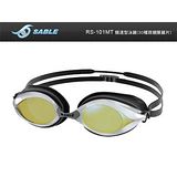 SABLE 競速型3D極致鍍膜鏡片泳鏡-游泳 防霧 防眩光  黃 F