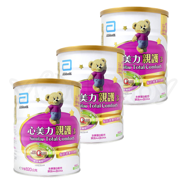 亞培 親護 優質成長奶粉3號 820g x3罐