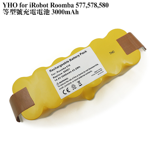Kamera for iRobot Roomba 600,610,611,630,650,700,760,770,780,790,870,880,Scooba 450 洗地機 充電電池 3000mAh