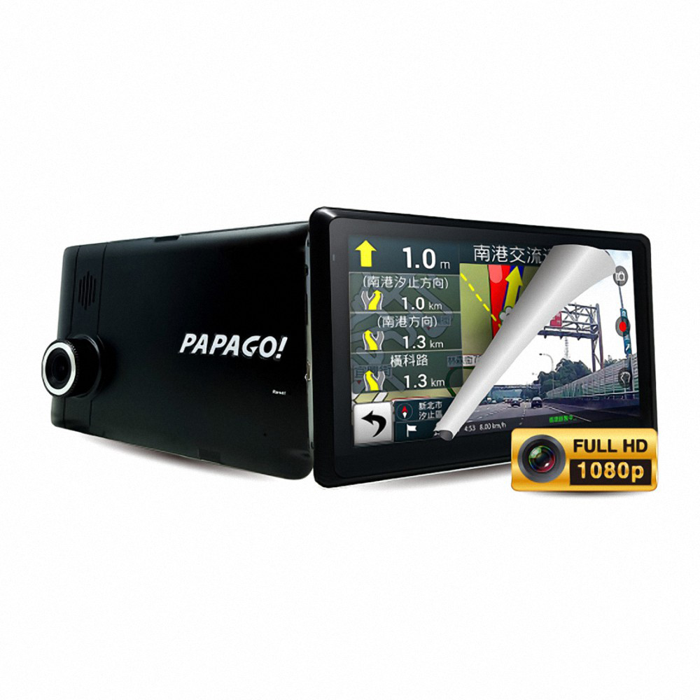 【PAPAGO】GoPad DVR 7 
Wi-Fi +行車+聲控+導航+平板 五合一