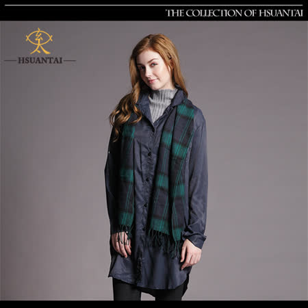 玄太
柔感百搭長版襯衫(藍)