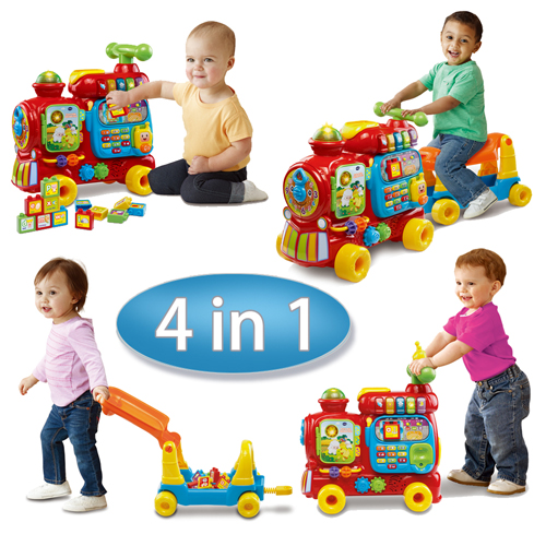 英國Vtech
4合1智慧積木學習車