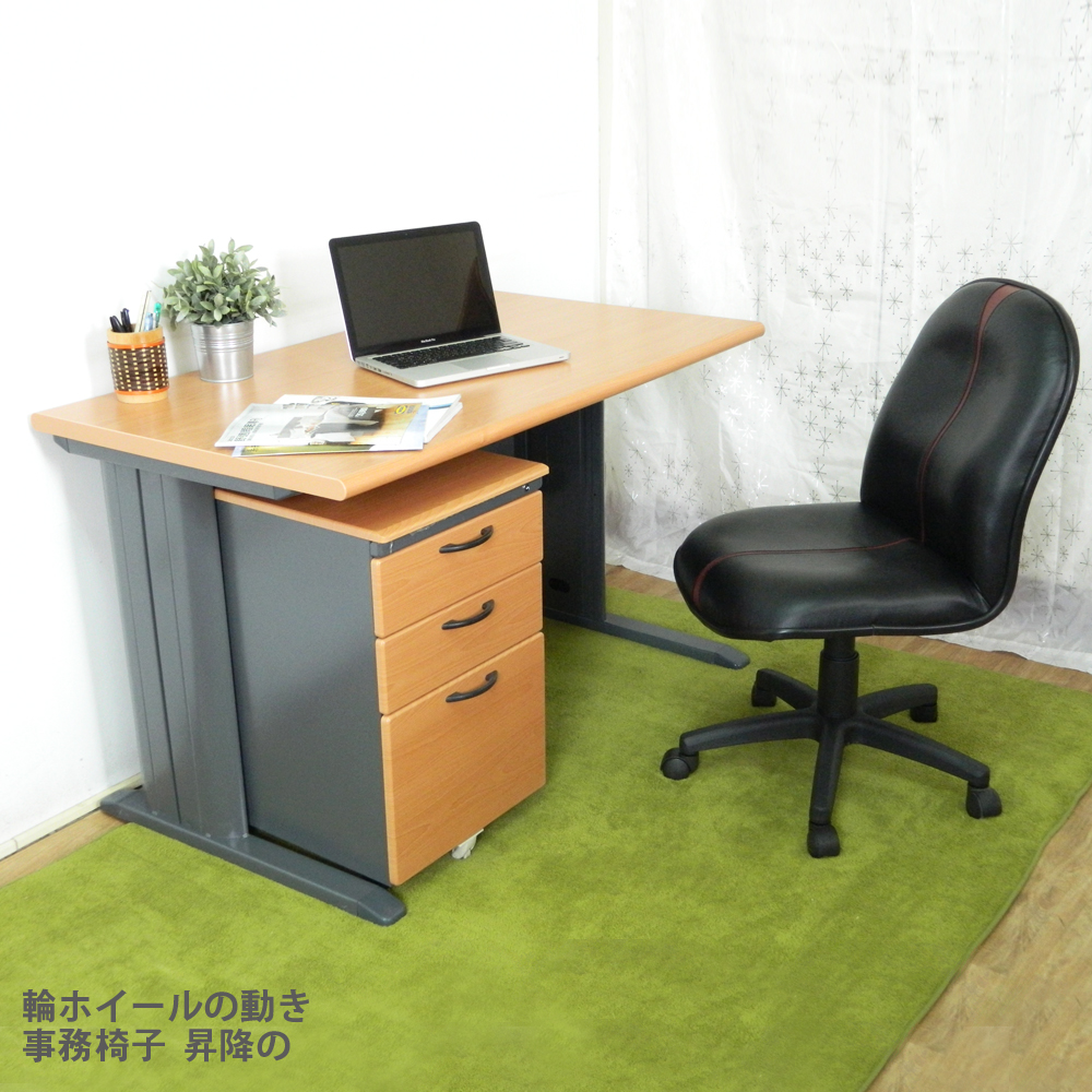 HAPPYHOME CD120HF-35木紋辦公桌櫃椅組Y699-14+Y702-1+FG5-HF-35