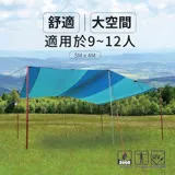 【Outdoorbase】大草原天幕炊事帳/高大寬敞.抗紫外線.耐水壓2000mm.PU防水/客廳遮陽帳(21287)