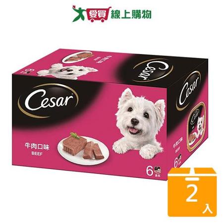 西莎精緻狗罐頭-牛肉100g X6入【兩入組】