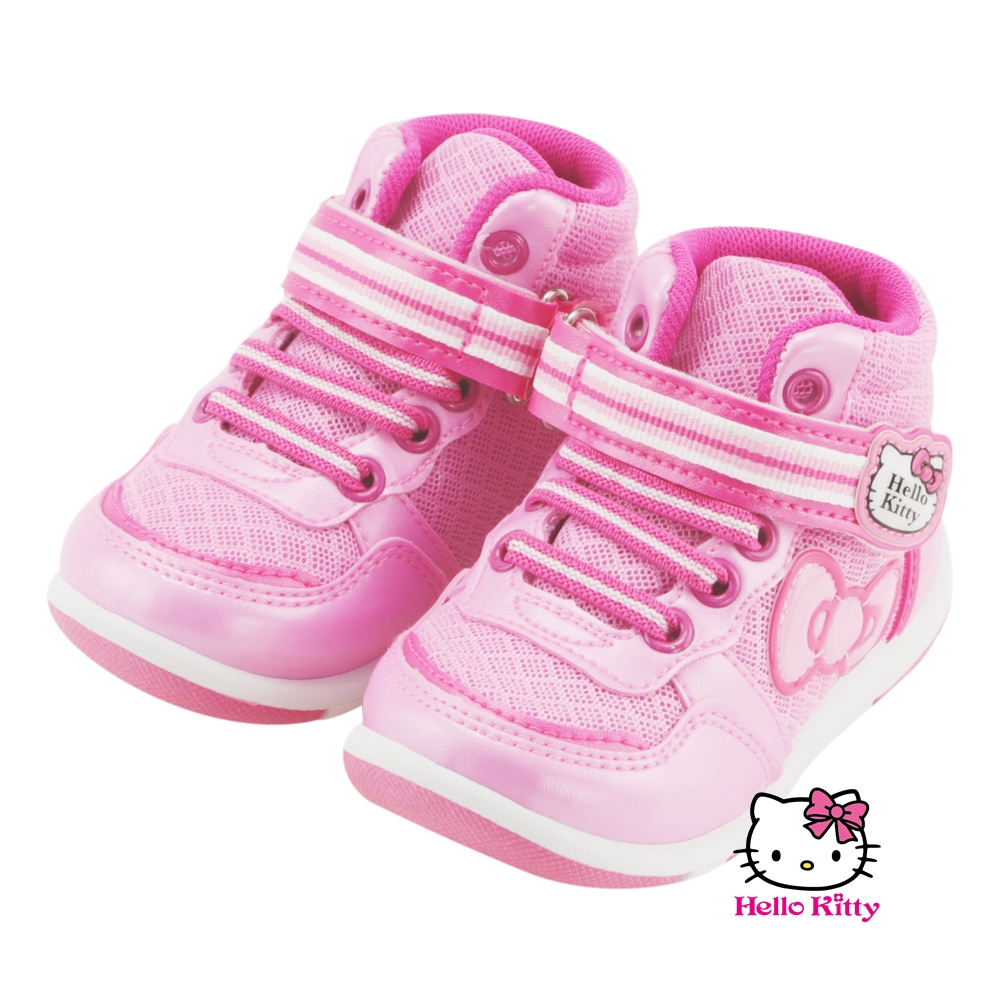 【MODAbobo】Hello Kitty 小中童段中筒童鞋-粉T5A8-715137