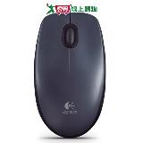 Logitech羅技 USB有線光學滑鼠M90-黑灰【愛買】