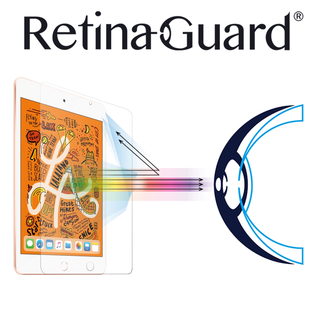 RetinaGuard 視網盾 iPad mini 2019/iPad mini4 防藍光鋼化玻璃保護貼