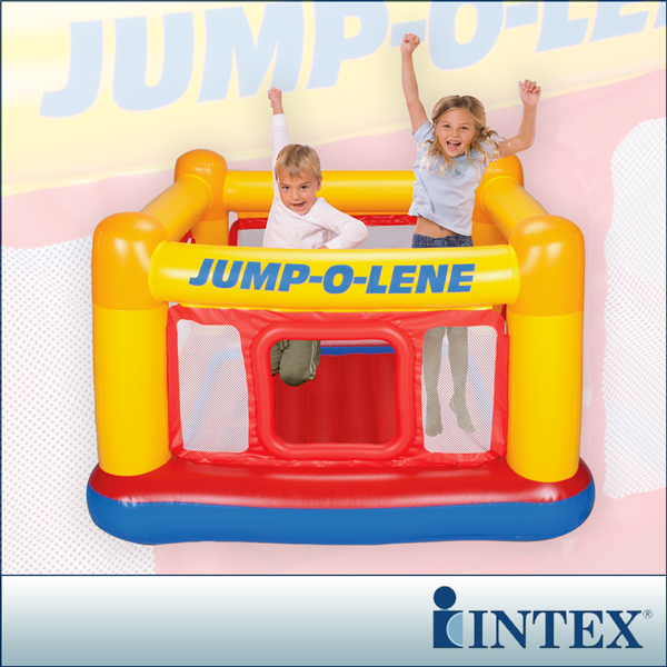 【INTEX】充氣式跳跳床-擂台 JUMP-O-LENE-寬174cm (48260)