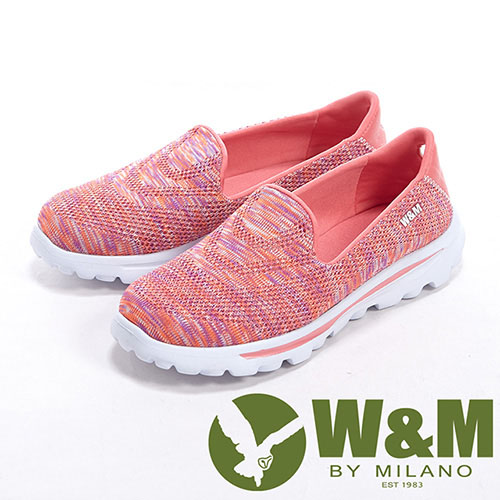 W&M (女)MODARE 超彈力舒適針織增高鞋女鞋-桃