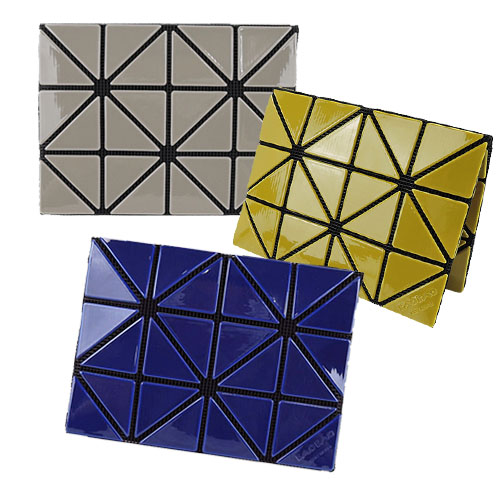 ISSEY MIYAKE 三宅一生 BAOBAO幾何方格3x4名片夾(任選)