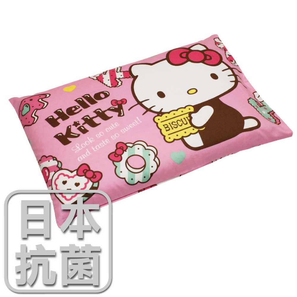【鴻宇HongYew】兒童標準乳膠枕-Hello Kitty繽紛甜心(粉) HK2002P-R