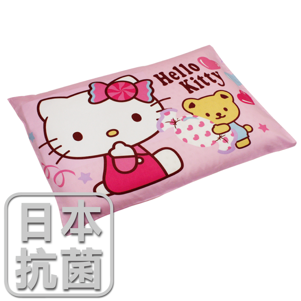 【鴻宇HongYew】兒童標準乳膠枕-Hello Kitty我的甜蜜夥伴(粉) HK2003P-L
