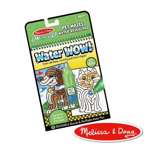 美國瑪莉莎 Melissa & Doug 神奇水畫冊 - 動物迷宮