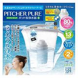 【日本製】日本品牌 PITCHER PURE 2L 濾水壺(一壺一芯) -S