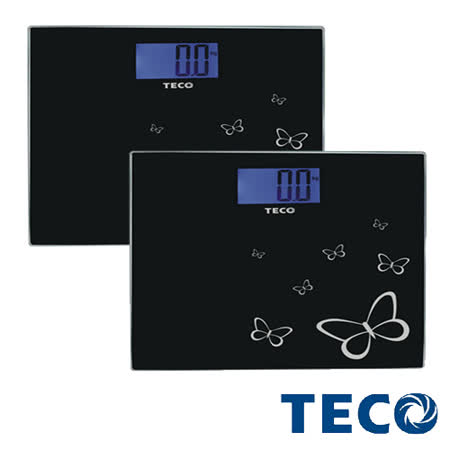 團購2入-東元TECO-藍光時尚體重計