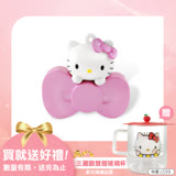 Hello Kitty 16GB 蝴蝶結系列造型隨身碟-珠光粉