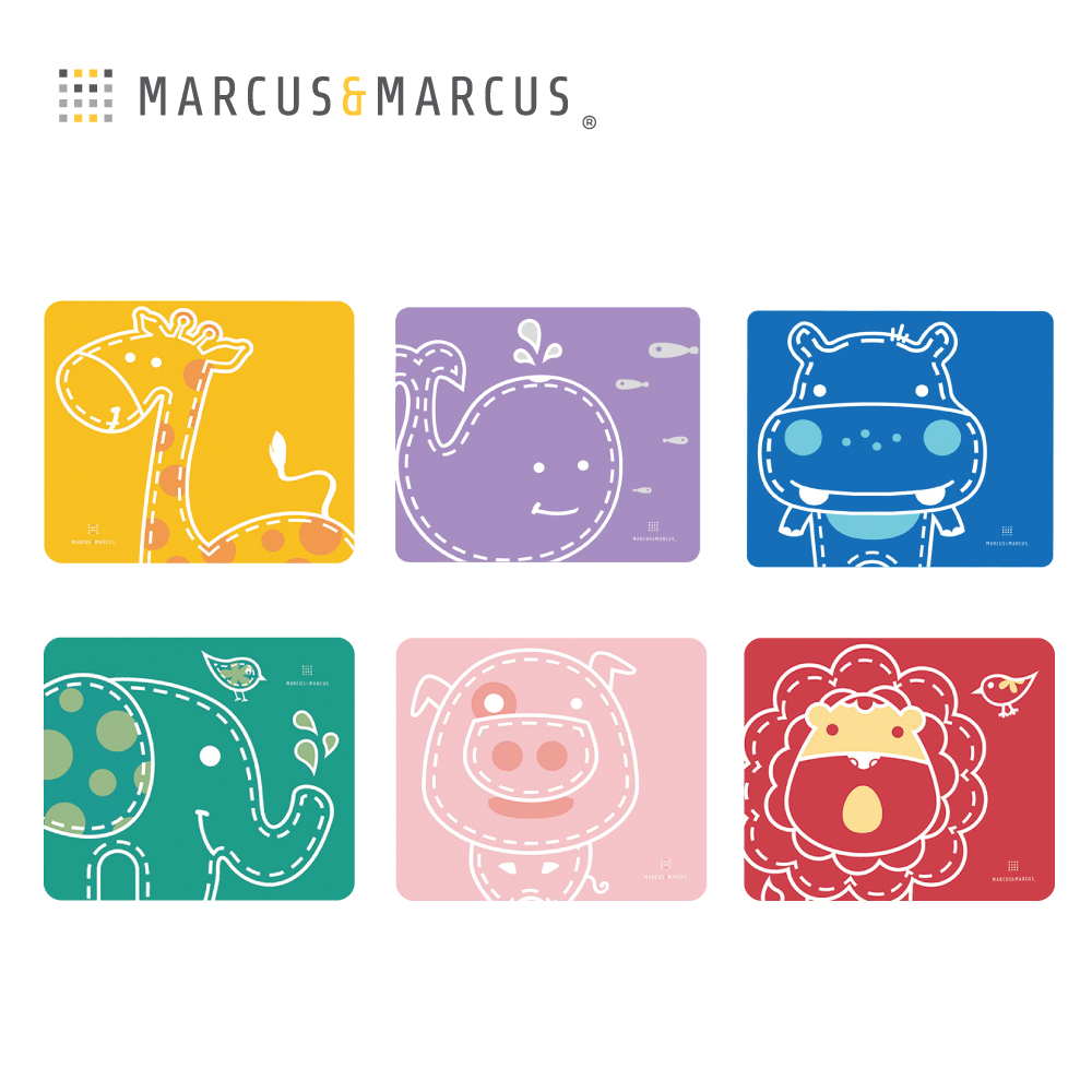 【MARCUS&MARCUS】動物樂園矽膠餐墊 (多款繽紛任選)