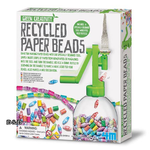 (購物車) 《4M美勞創作》創意環保串珠 Recycled Paper Beans