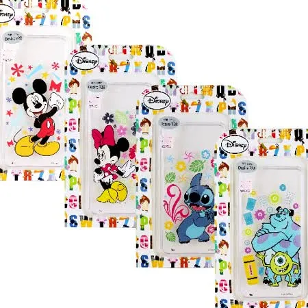 【Disney】HTC Desire 728 花朵系列 彩繪透明保護軟套