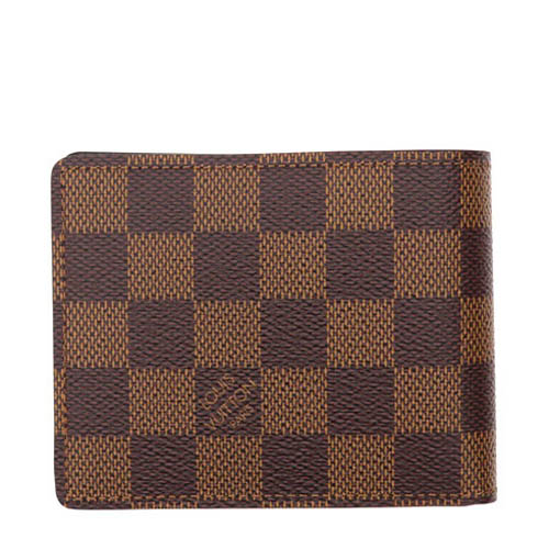 Louis Vuitton LV N61208 Slender 棋盤格紋雙折短夾_預購