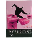 【PAPERLINE】175/80P/A4 粉紅 進口影印紙 /彩色影印紙 (500張/包)