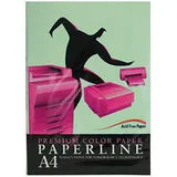 【PAPERLINE】130/80P/A4 蘋果綠 進口影印紙/彩色影印紙 (500張/包)