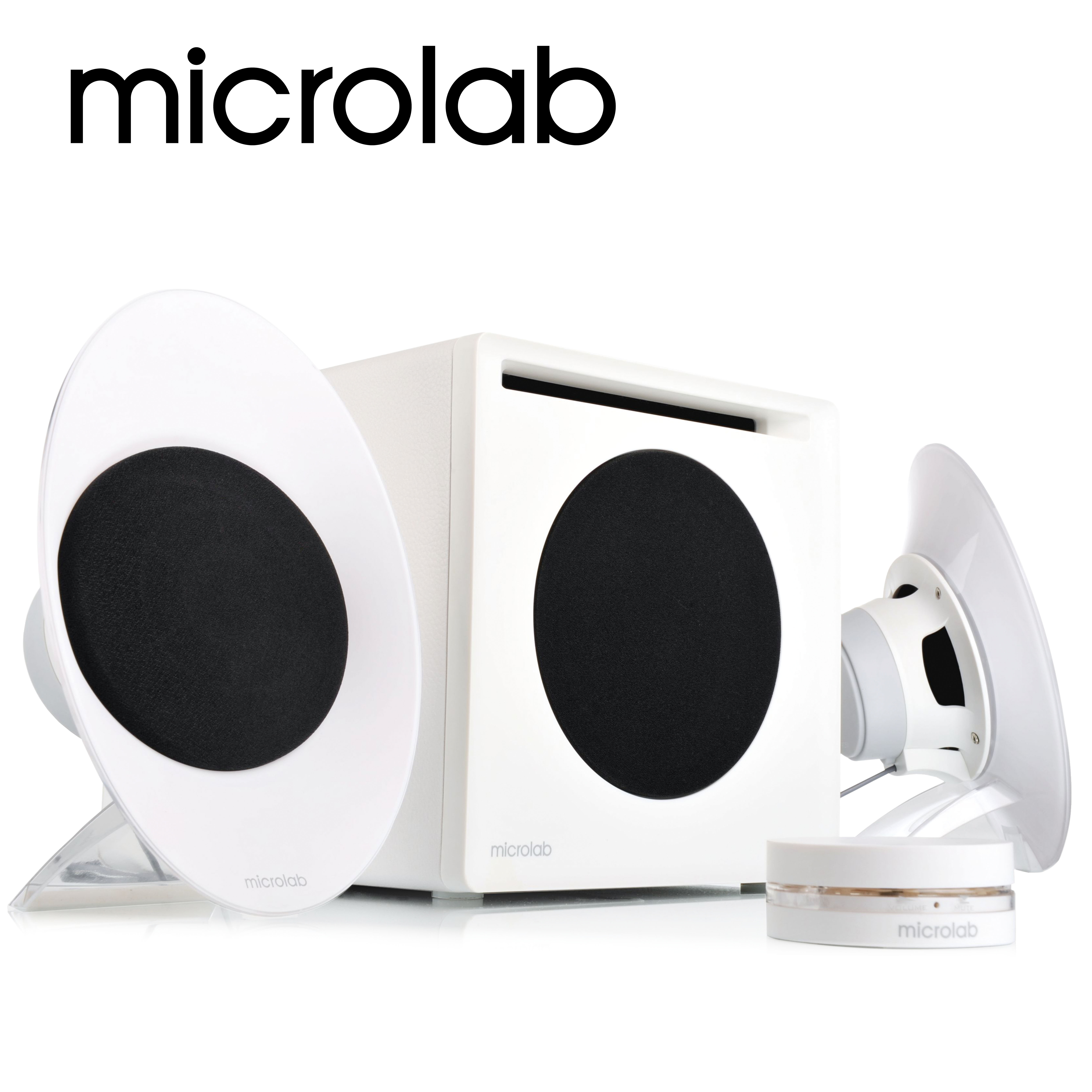 【Microlab】FC50  三件式 2.1 聲道 數位臨場多媒體音箱系統