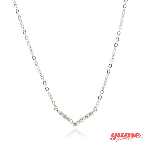 【YUME】K金愛的微笑項鍊
