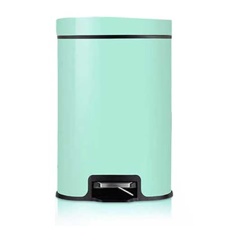 PUSH! 居家生活用品 colourful液壓緩降可固定垃圾袋垃圾桶 置物桶 12升(L)I17-1綠色