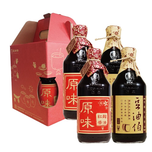【豆油伯】一手好醬盒(缸底醬油X2+紅麴醬油X2)