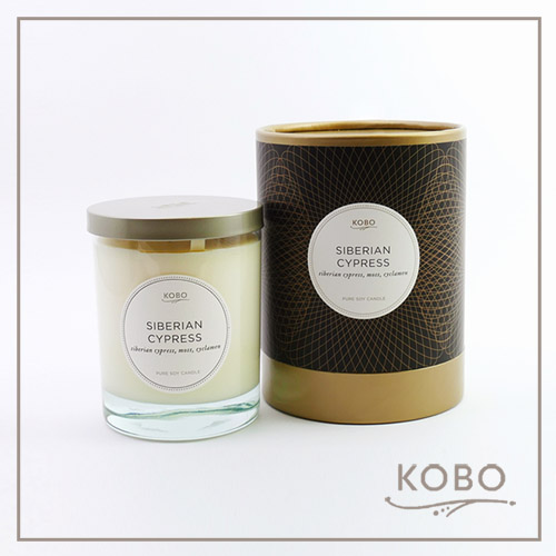 【KOBO】美國大豆精油蠟燭 - 西百利亞之柏 (330g/可燃燒80hr)