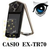 D&A CASIO EXILIM EX-TR70相機專用日本9抗藍光疏油疏水增豔螢幕貼