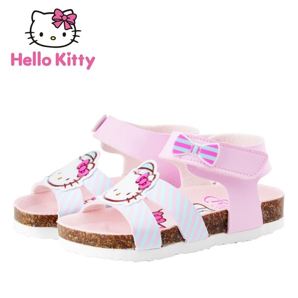 【MODAbobo】Hello Kitty 童鞋 小中童 女童涼鞋-粉 814643