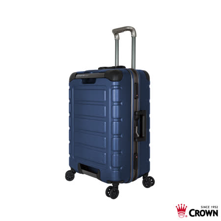 《Traveler Station》CROWN 皇冠 C-FE258 22吋 藍色 悍馬 鋁框拉桿箱 行李箱