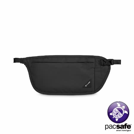 Pacsafe COVERSAFE V100 RFID貼身腰掛暗袋(黑色)