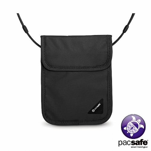 Pacsafe COVERSAFE X75 RFID 安全貼身掛頸暗袋(黑色)