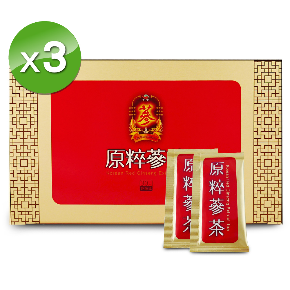 華陀扶元堂-天官原粹蔘茶x3(30入/盒)