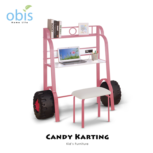 兒童家具/書桌/桌椅【obis】Kid's Neverland糖果卡丁車系列 - 書桌椅組