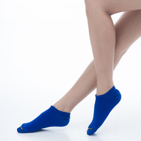 【KEROPPA】可諾帕舒適透氣減臭加大踝襪x寶藍色兩雙(男女適用)C98004-X