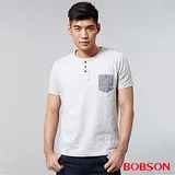 BOBSON 男款配條紋上衣 (25018-83)